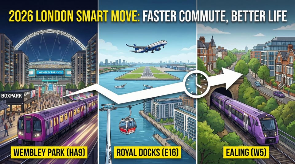 Deep Dive into Commuting Value Along London's 2026 Airport Express Line (Wembley/Royal Docks/Ealing)